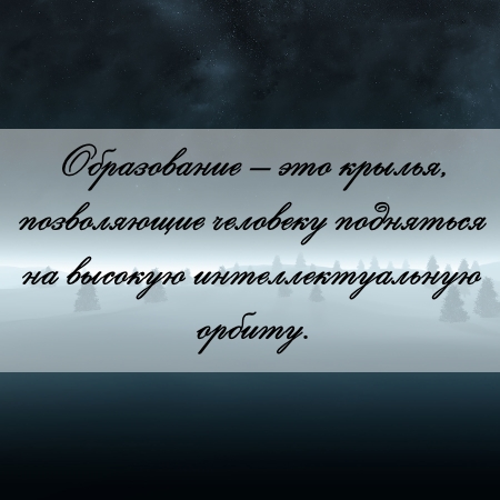 цитата об образовании и контрольной